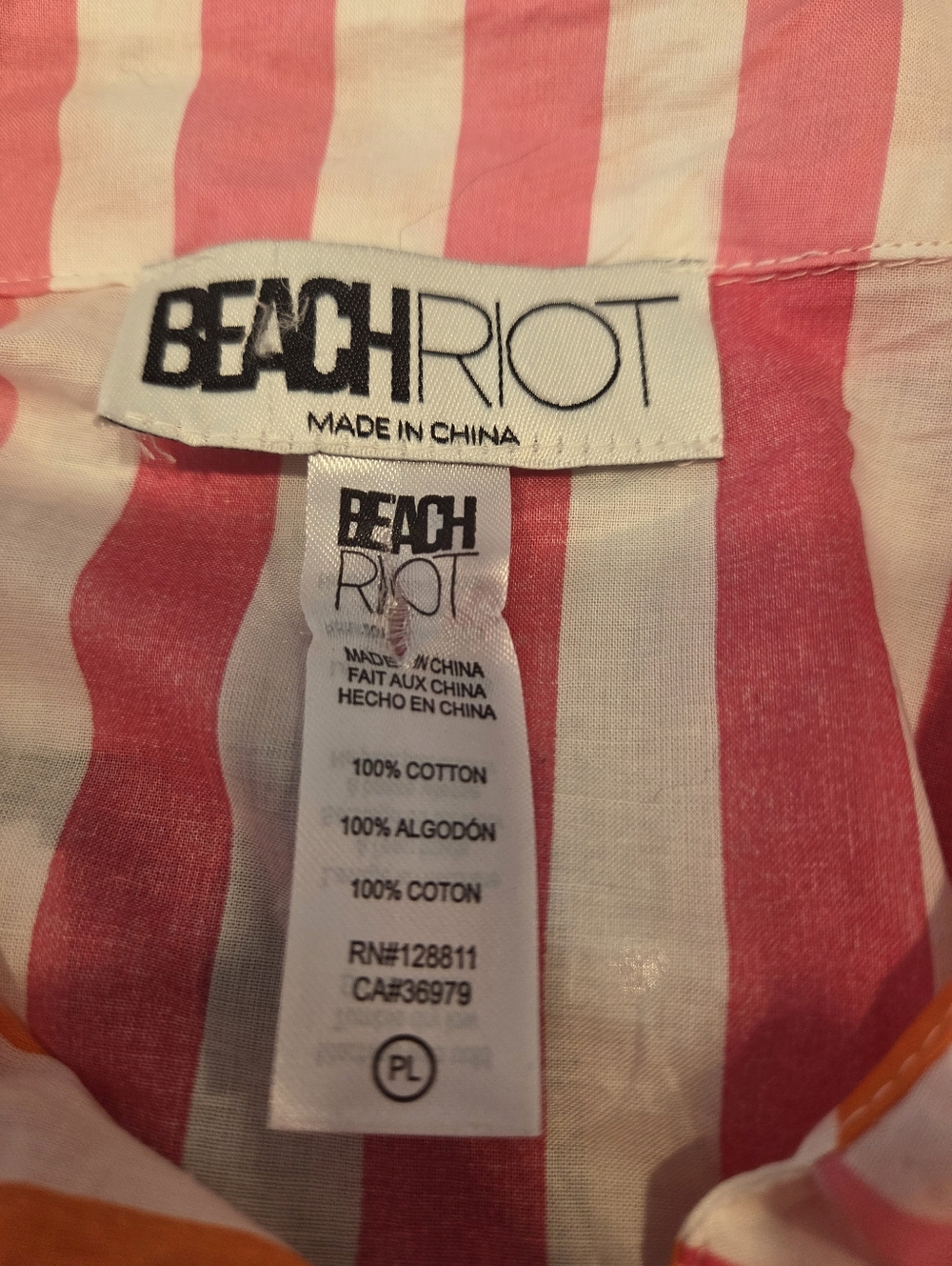 Beach Riot Alexa Top In Sunset Stripes - Picture 8 of 8